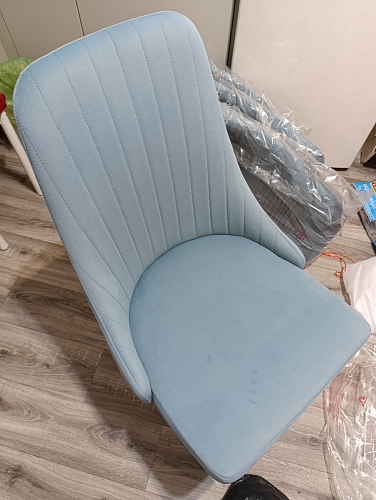 Стул на металлокаркасе Kora beige / black фото покупателя 346