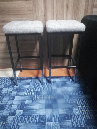 Барный стул Лофт линкольн белый / белый матовый фото покупателя 254