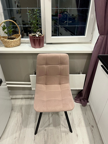 Стул на металлокаркасе Чилли зеленый / черный фото покупателя 732