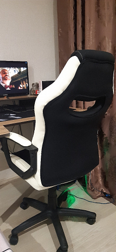 Компьютерное кресло Gamer черное / серое фото покупателя 165