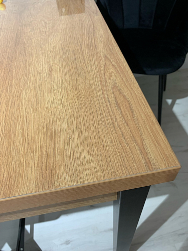 Стол Оригон файерстоун / черный матовый фото покупателя 48