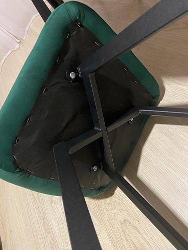 Стул на металлокаркасе Чилли синий / белый фото покупателя 1374