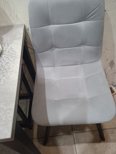 Комплект стульев Чилли 2 шт бежевый / черный фото покупателя 879