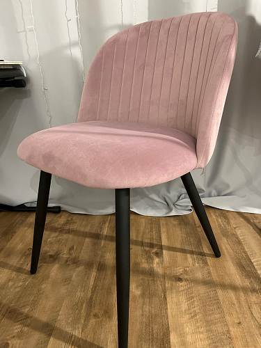 Стул на металлокаркасе Gabi 1 light purple / black фото покупателя 708