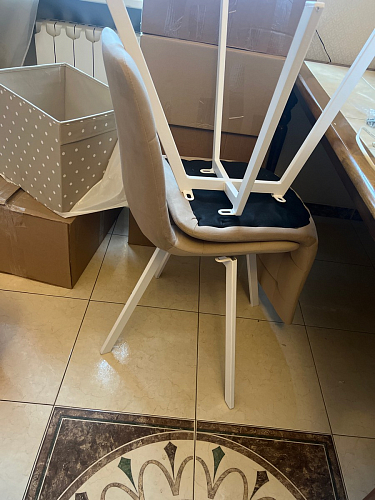 Стул Чилли 2 темно-серый  / черный фото покупателя 1374