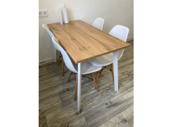 Стол Тринити Лофт 120 32 мм бетон / черный матовый фото покупателя 381