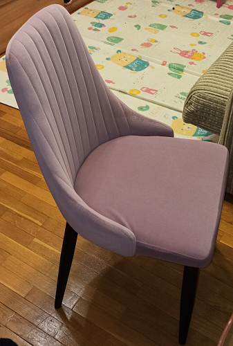 Стул на металлокаркасе Kora gray / black фото покупателя 488