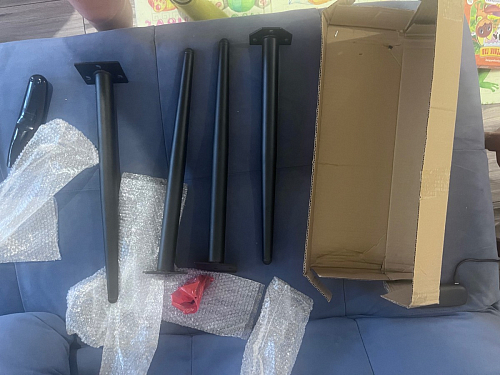 Стул на металлокаркасе Gabi dark beige / black / silver фото покупателя 610