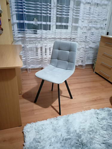 Стул Чилли 2 темно-серый  / черный фото покупателя 1185