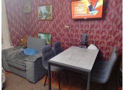 Стол Центавр 120(160)х70х75 файерстоун / черный матовый фото покупателя 55