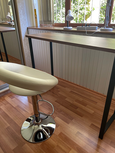 Барная стойка Дилан Лофт 120х40х98 дуб делано темный фото покупателя 71