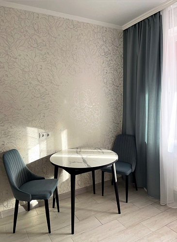 Стул на металлокаркасе Kora beige / black фото покупателя 49