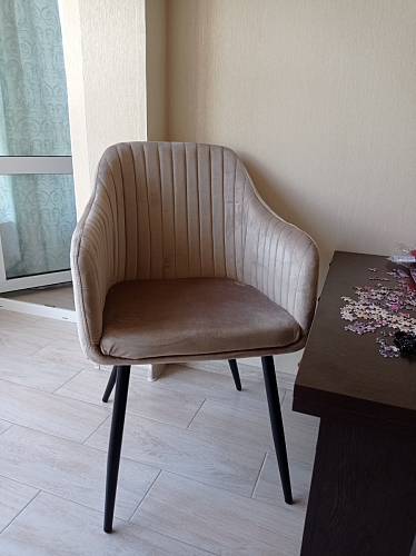 Стул на металлокаркасе Slam champagne фото покупателя 20