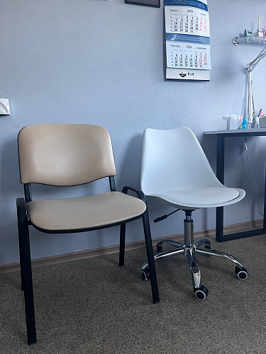 Компьютерное кресло Kolin с подушкой clear / white фото покупателя 122