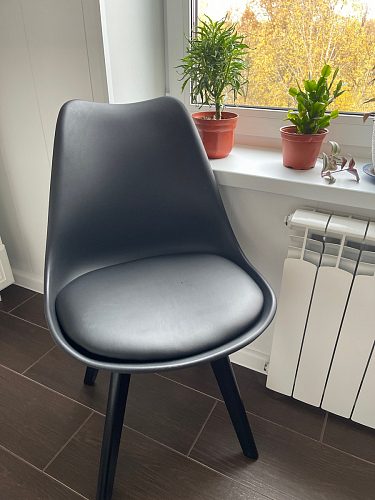 Деревянный стул Bonuss light gray / wood фото покупателя 102