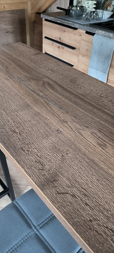 Барный стол Нари 120х50х171 делано / черный матовый фото покупателя 3