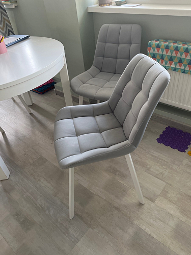 Стул на металлокаркасе Челси бирюзовый / черный фото покупателя 1