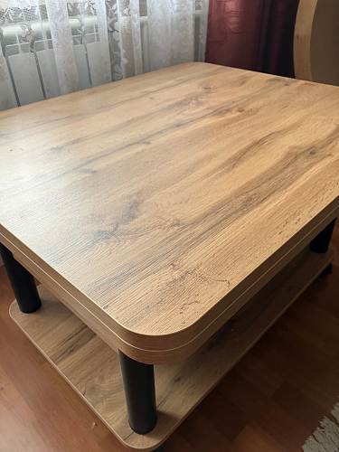 Стол-трансформер Виват дуб вотан / хром фото покупателя 6