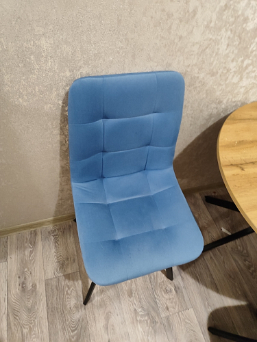 Стул на металлокаркасе Чилли черный / зеленый фото покупателя 1098