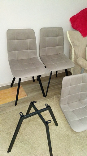 Стул Чилли 2 темно-серый  / черный фото покупателя 1491