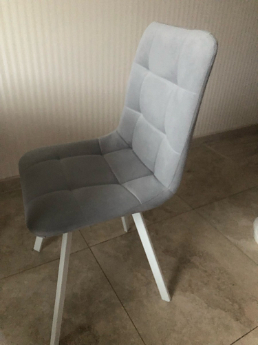 Стул на металлокаркасе Челси велюр коричневый / черный каркас фото покупателя 123