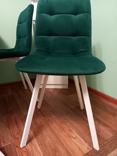 Комплект стульев Чилли 4 шт темно-серый / черный фото покупателя 290