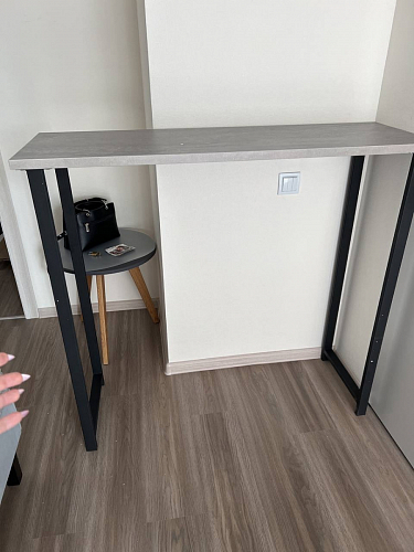 Барная стойка Дилан Лофт 120х60х110 бетон фото покупателя 115