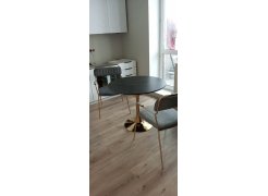 Стол Тулип 90х73 дуб вотан / белый фото покупателя 114