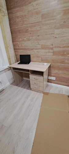 Стол письменный Бриз МДФ волна лайм / ясень светлый фото покупателя 176