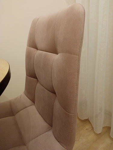 Стул на металлокаркасе Чилли К кирпичный / черный фото покупателя 671