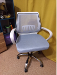 Компьютерное кресло Ergoplus light gray / white: отзыв о товаре