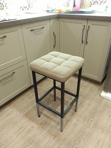 Барный стул Лофт линкольн белый / белый матовый фото покупателя 132