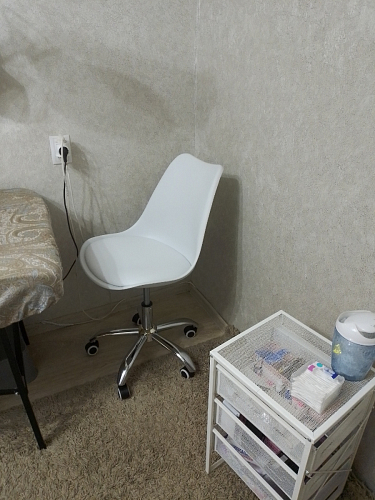 Компьютерное кресло Kolin с подушкой clear / white фото покупателя 185