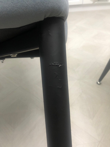 Стул на металлокаркасе Kora dark gray / black фото покупателя 459