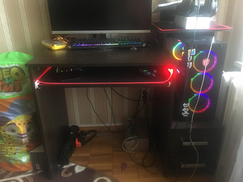 Компьютерный стол Джаз-24 левый венге фото покупателя 180