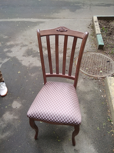 Деревянный стул Виньетта белый / лайн белый люкс фото покупателя 21