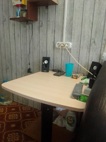 Стол-книжка СтК6 венге / дуб молочный высота 54 см фото покупателя 149