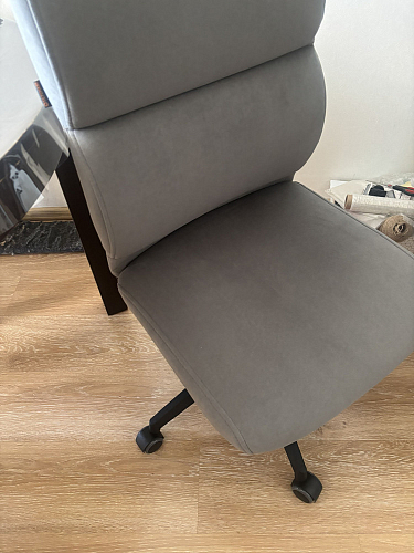 Компьютерное кресло Benefit флок серый 29 фото покупателя 44