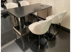 Стул на металлокаркасе Gabi 1 light blue / black фото покупателя 34