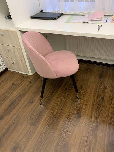 Стул на металлокаркасе Gabi latte / gold / black фото покупателя 121