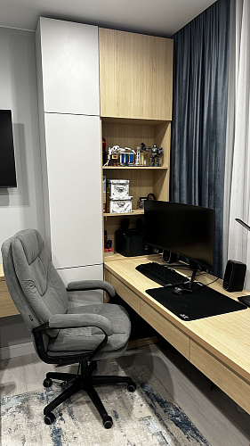 Компьютерное кресло Comfort Lux/Комфорт Люкс серый фото покупателя 38