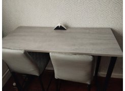 Барная стойка Дилан Лофт 120х40х90 бетон светлый фото покупателя 164