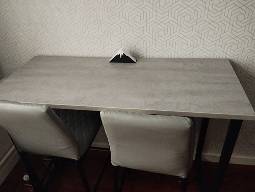 Барная стойка Дилан Лофт 120х40х98 дуб делано темный фото покупателя 164