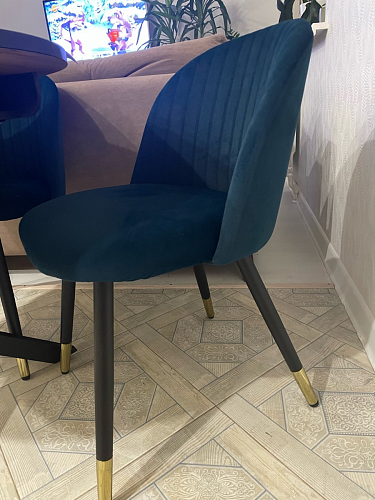 Стул на металлокаркасе Gabi gray / black фото покупателя 939