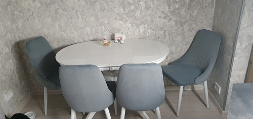 Стул на металлокаркасе Kora black / gray фото покупателя 77