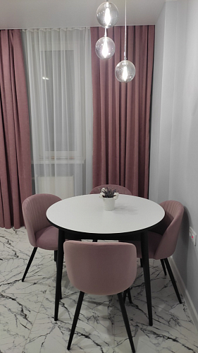 Стул на металлокаркасе Gabi dark beige / black / silver фото покупателя 448