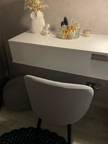 Стул на металлокаркасе Gabi 1 light purple / black / gold фото покупателя 200