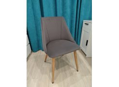 Стул на металлокаркасе Morgan light blue / black фото покупателя 2