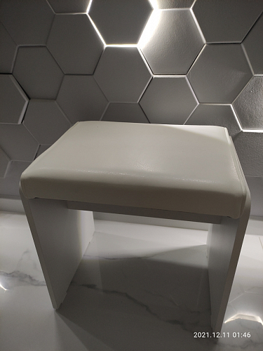 Банкетка Гламур белый фото покупателя 5