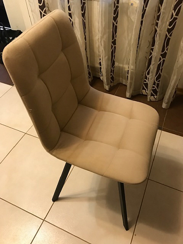 Комплект стульев Чилли 2 шт бежевый / черный фото покупателя 618